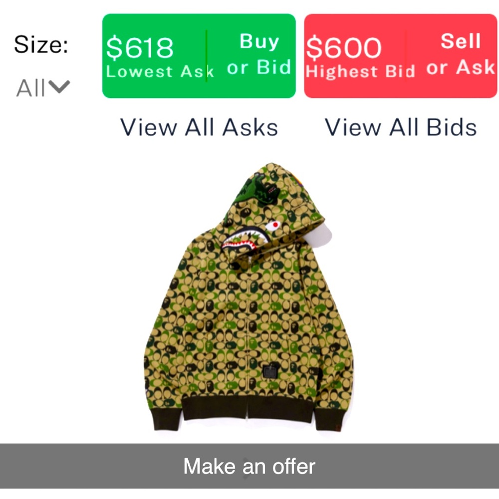 Coach BAPE hoodie